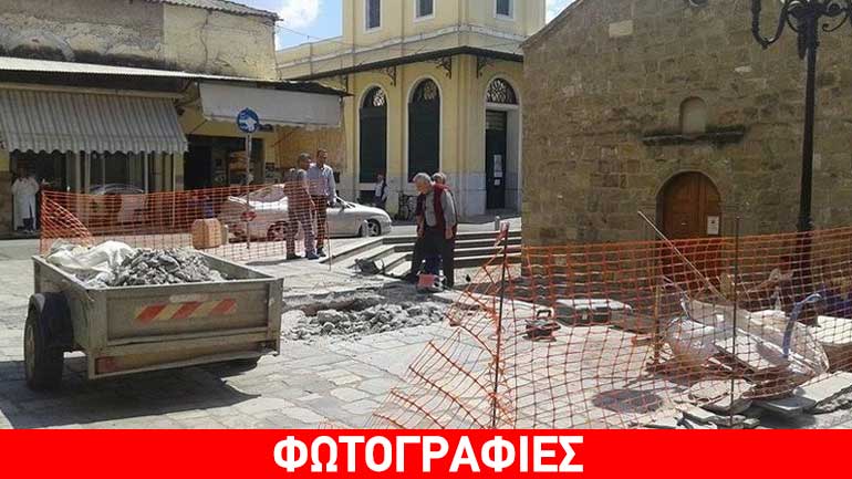 Καλαμάτα: Ξεκίνησαν οι εργασίες στο πηγάδι των Αγίων Αποστόλων
